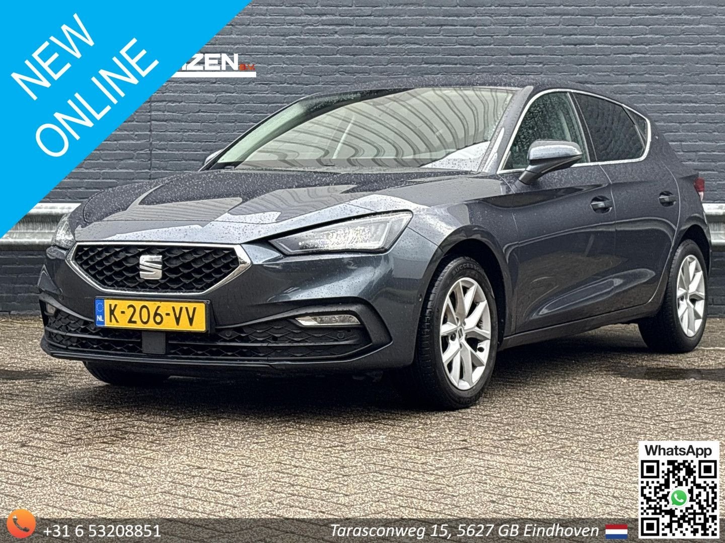 Seat Leon 1.0 TSI Style Launch Edition | € 7.800,- NETTO! |, Auto's, Seat, Leon, Bedrijf, Grijs, Zilver of Grijs