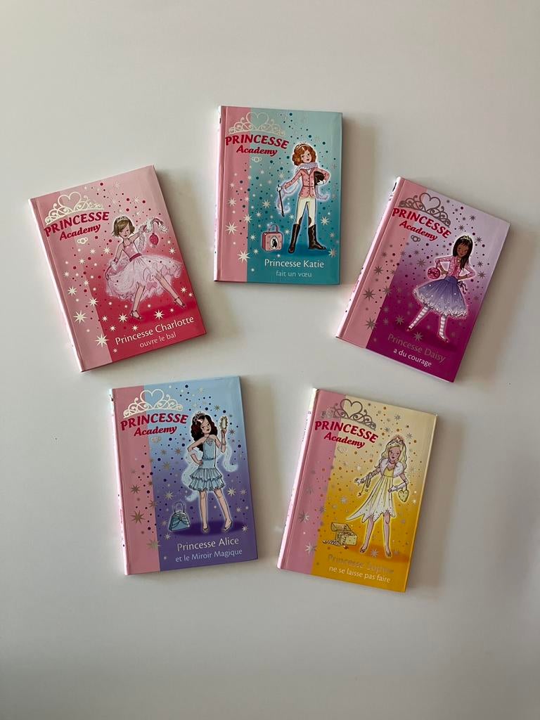 5 tomes bibliothèque rose Princesses Academy, Enlèvement ou Envoi, Comme neuf