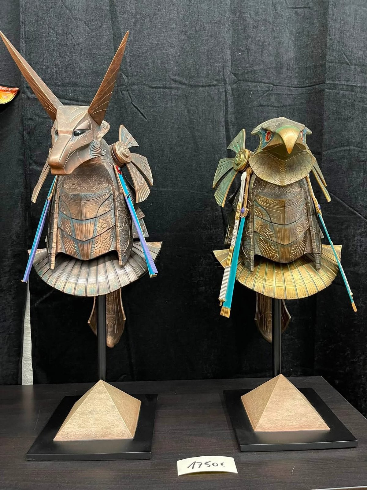 Lot de 2 bustes stargate sg1 1/2, Collections, Statues & Figurines, Enlèvement, Comme neuf