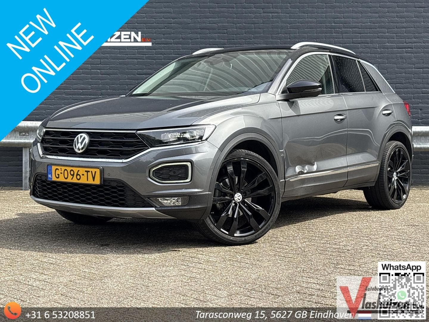 Volkswagen T-Roc 1.5 TSI Sport | € 9.850,- NETTO! | APK 01-2, Autos, Volkswagen, Argent ou Gris, Achat, Entreprise, Automatique