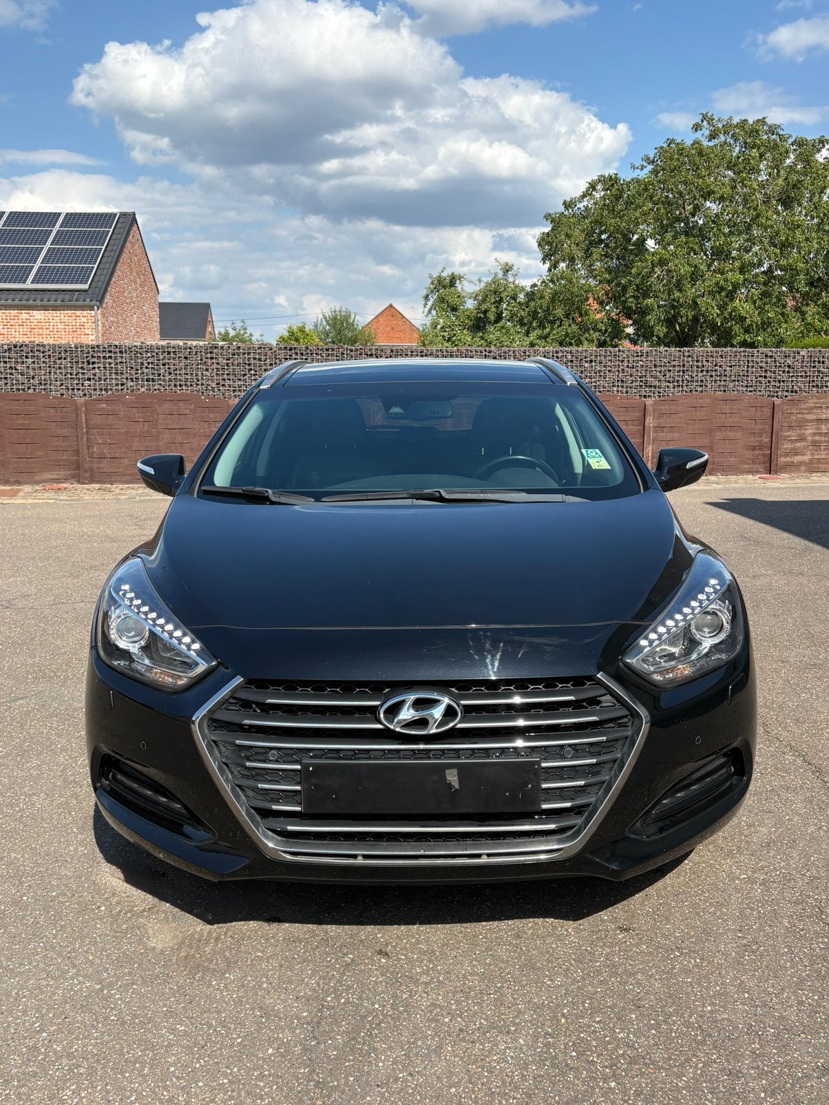 Hyundai i40 Wagon 1.7 CRDi  | Full Option | 2017 | €7.950, Auto's, Hyundai, Automaat, 1685 cc, Zwart, Leder