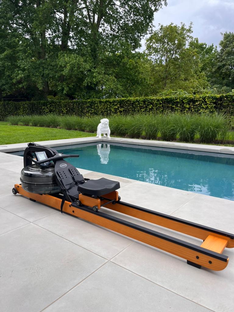 Apollo plus Fluid Rower, Sports & Fitness, Appareils de fitness, Comme neuf, Rameur, Autres matériaux, Enlèvement