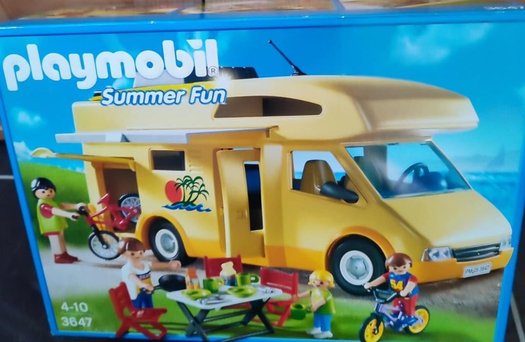 Playmobil 3647 mobilhome - nieuw in doos, Kinderen en Baby's, Speelgoed | Playmobil, Ophalen of Verzenden, Nieuw, Complete set