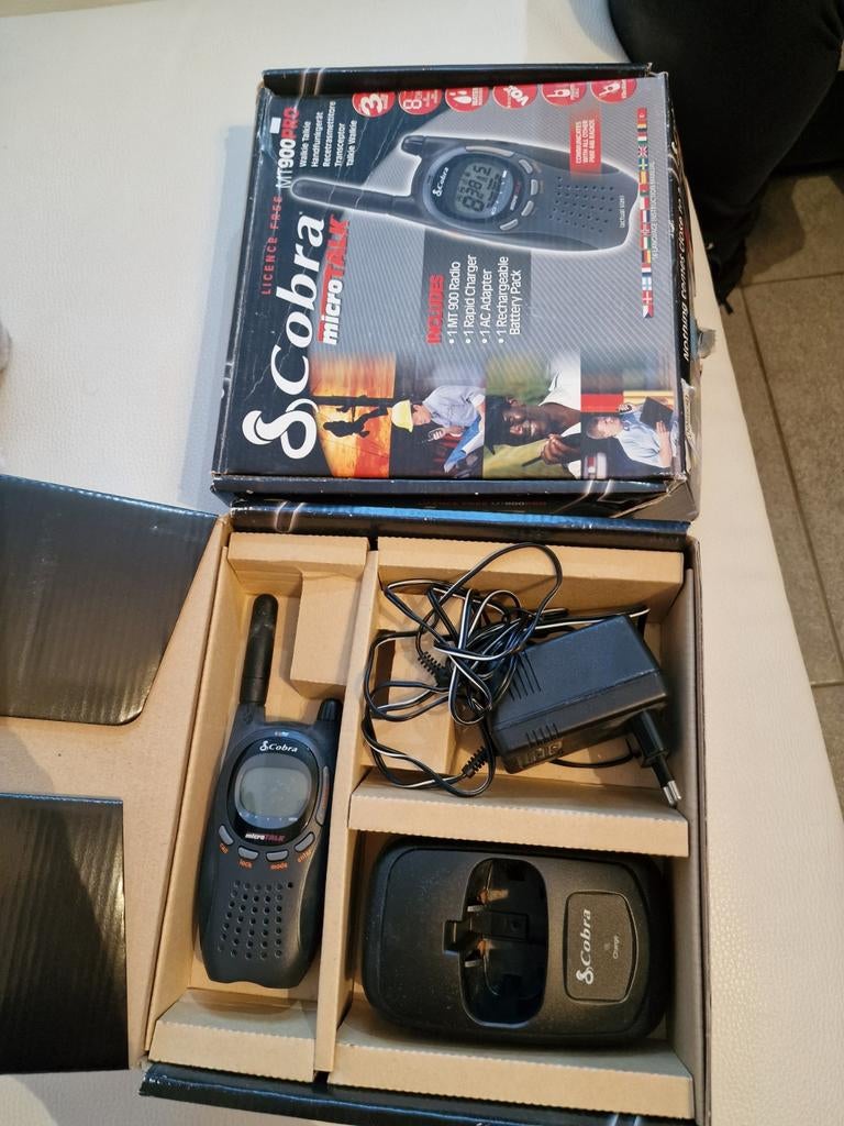 Walkie talkie, Enlèvement ou Envoi