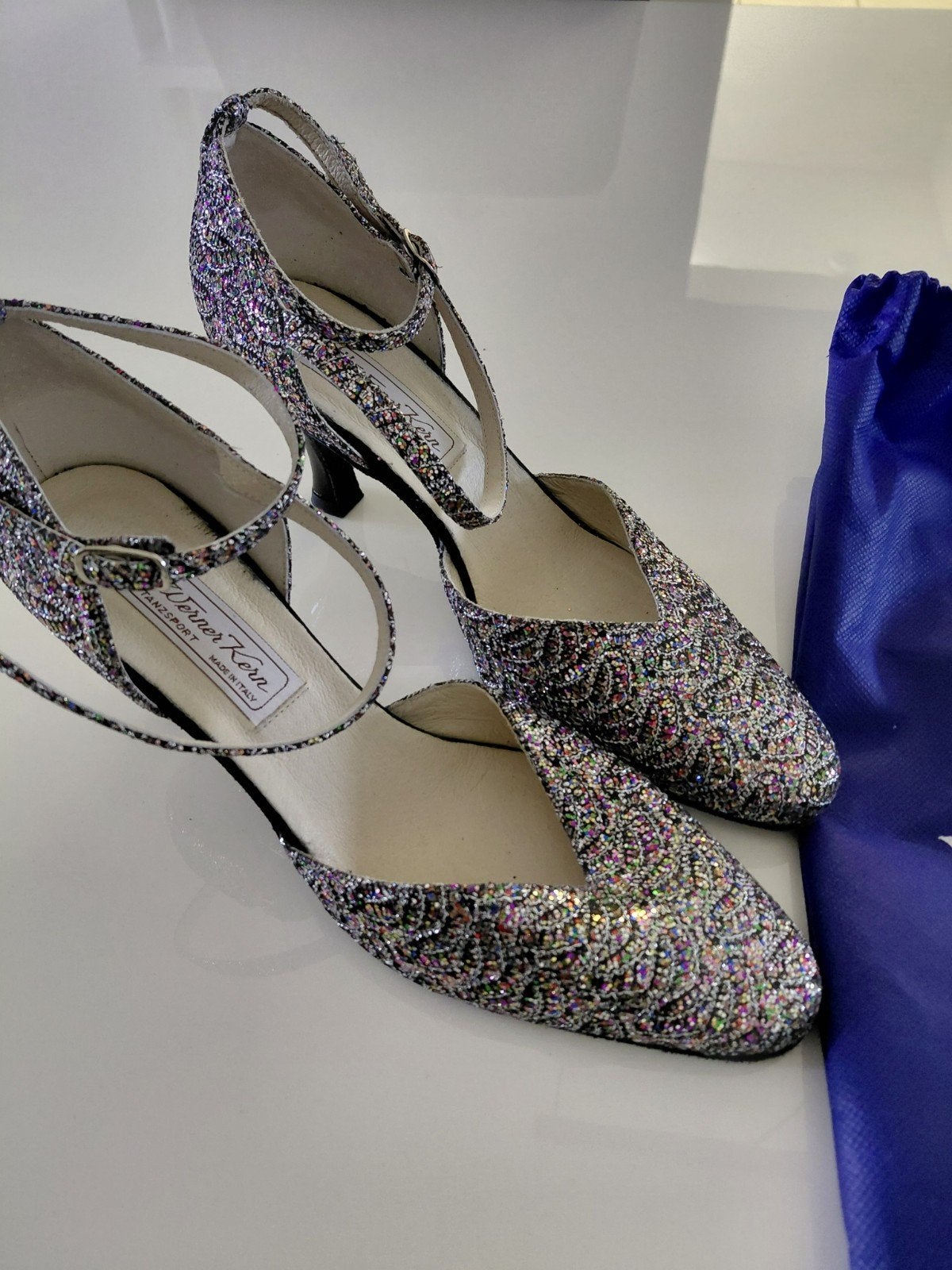 Latin dansschoenen voor dames maat 41, Ophalen