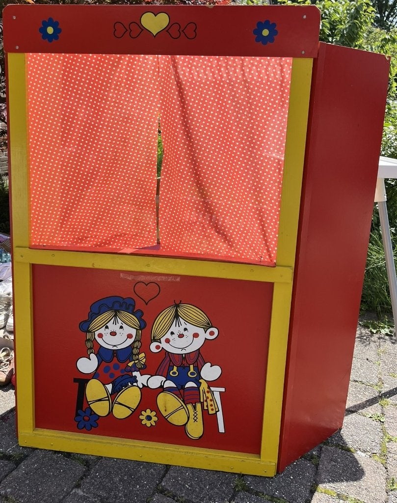 Houten poppenkast, Ophalen, Gebruikt, Meubelstuk of Keukentje