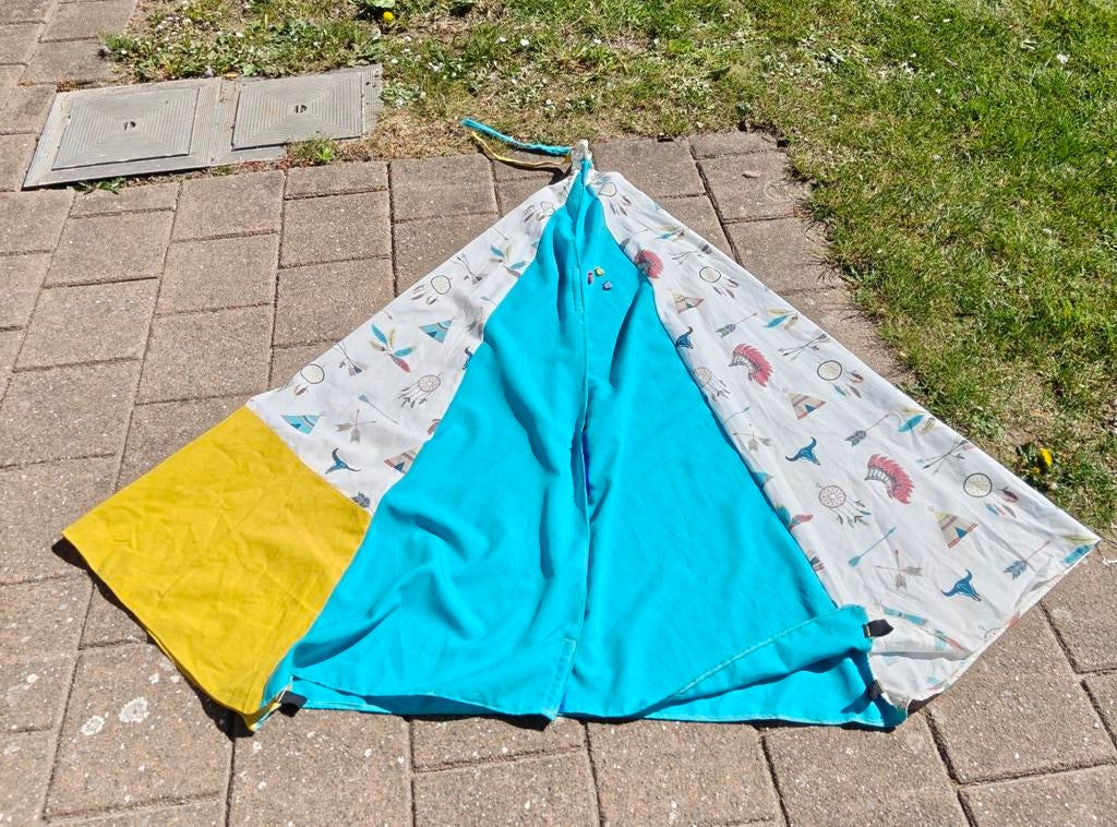 Tipi tent voor kinderen, Ophalen