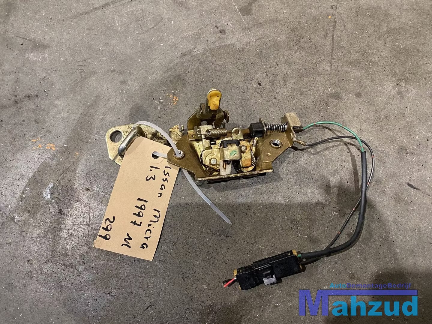 NISSAN MICRA 2 K11 Achterklep slot mechaniek 1992-2002, Takashima 1-chome 1-1
220-8686  Yokohama, Achter, NISSAN_SR@mail.nissan.co.jp