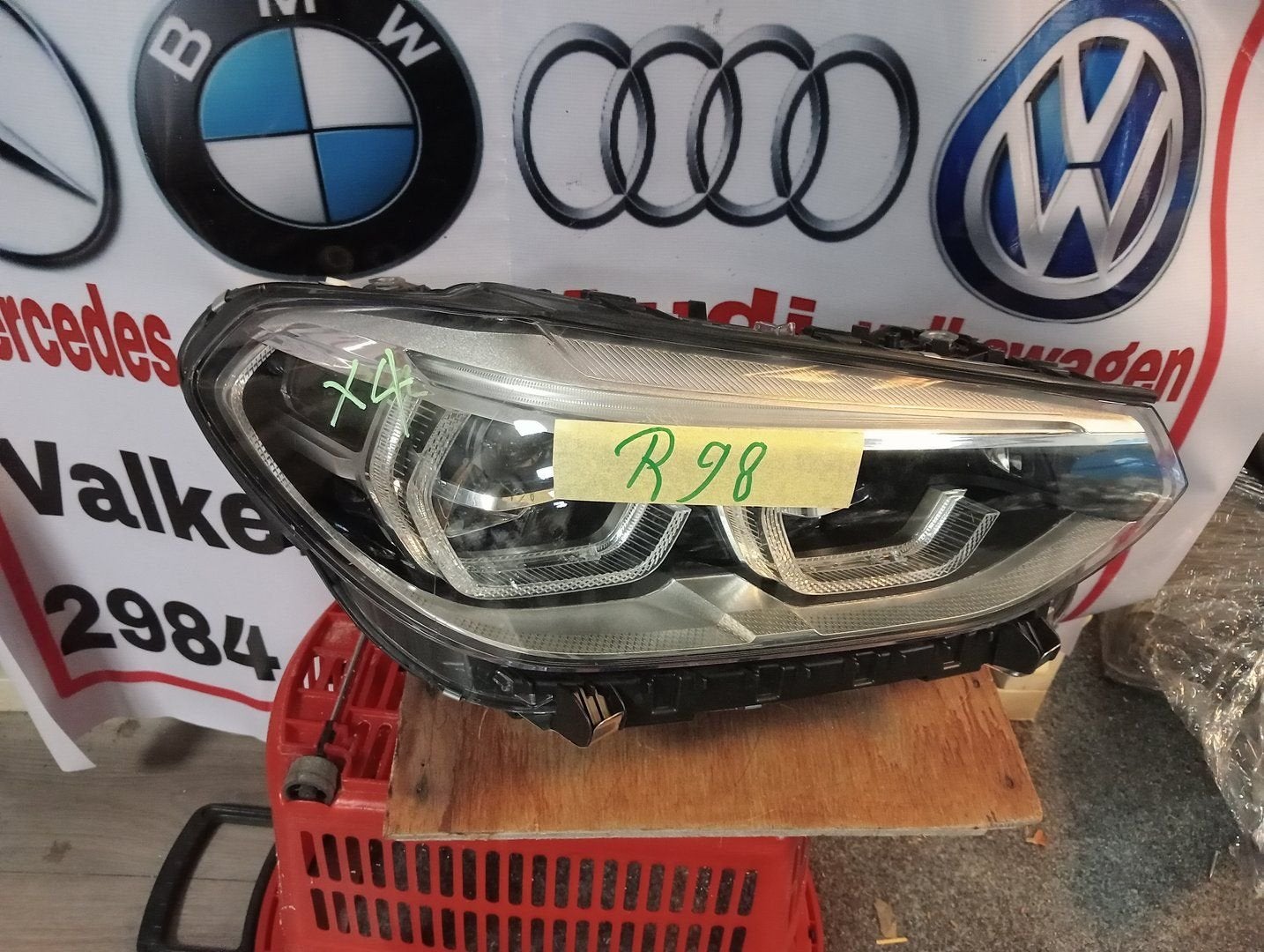 BMW X3 G01 X4 G02 ADAPTIEVE LED KOPLAMP 8739654-02 RECHTS, -, Utilisé, -, Enlèvement ou Envoi