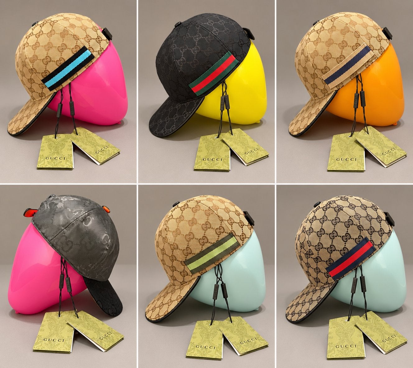 Gucci petten - meerdere kleuren - limited edition, Enlèvement ou Envoi, Comme neuf
