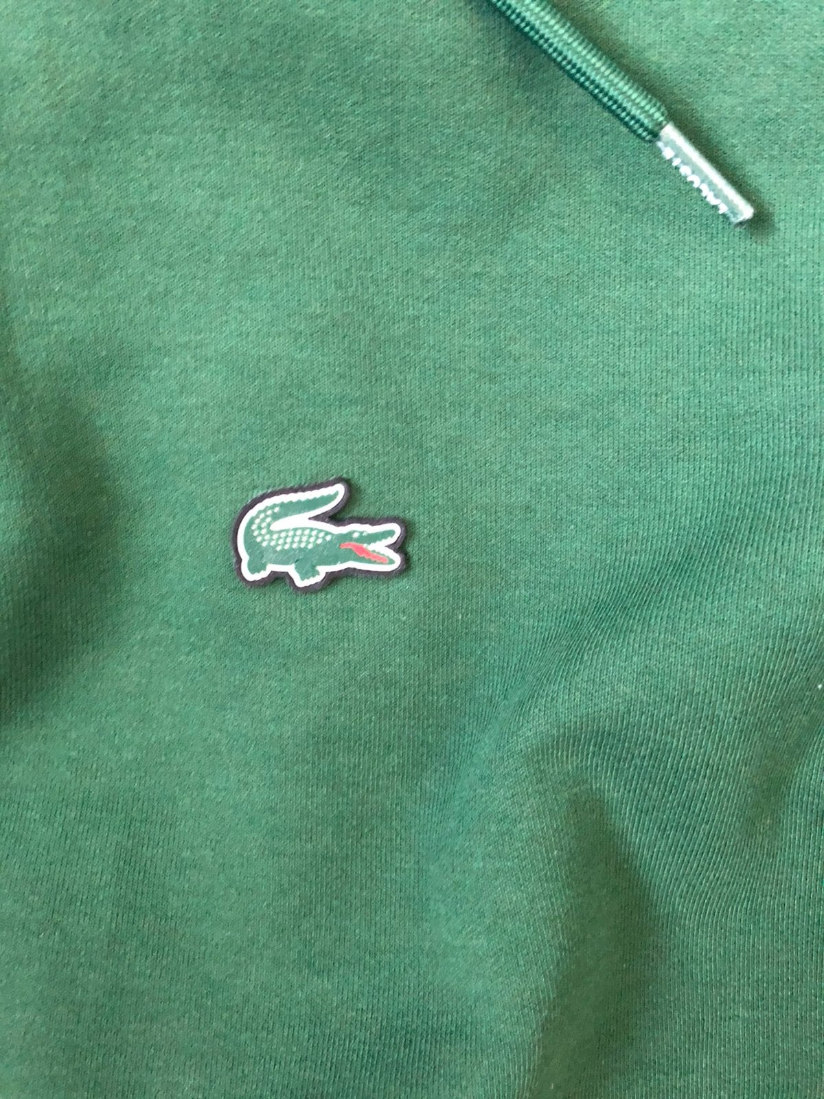 Pull Lacoste, Enlèvement ou Envoi, Comme neuf, Vert, Uni
