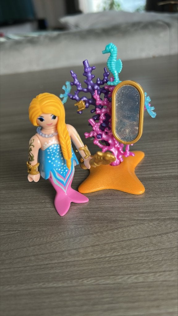 zeemeermin met spiegel playmobil 9255, Kinderen en Baby's, Speelgoed | Playmobil, Complete set, Special plus, Ophalen of Verzenden