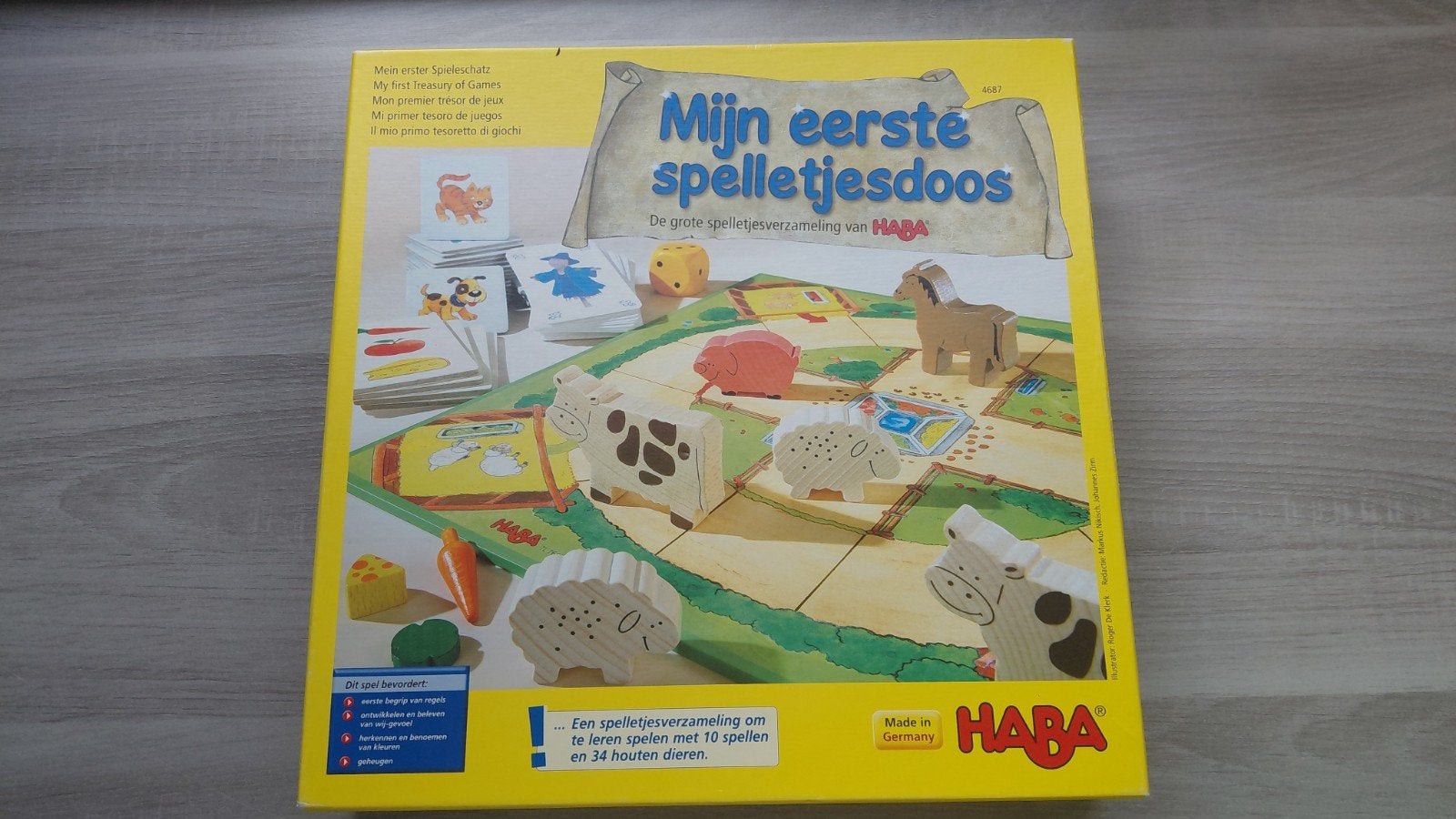 HABA: mijn eerste spelletjesdoos, Enlèvement