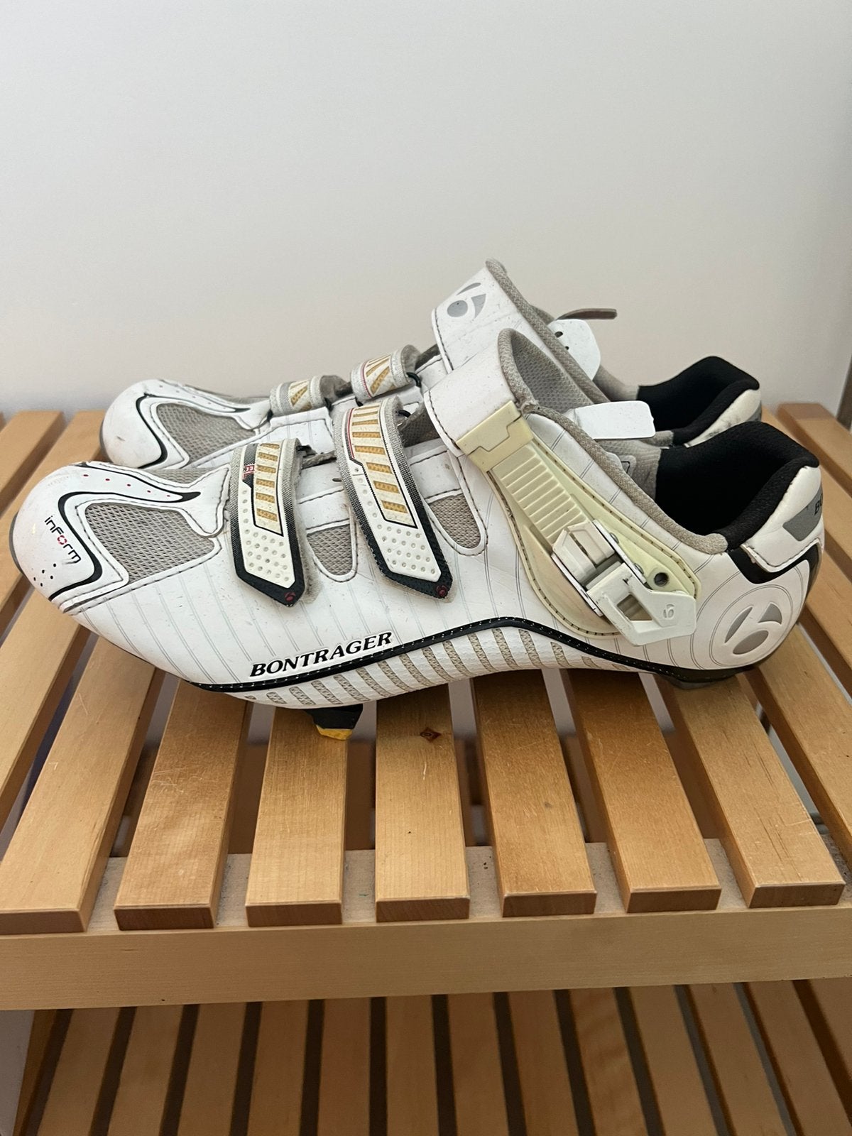 Bontrager RL Road wielrenschoenen maat 44 carbon+Look cleats, Sports & Fitness, Cyclisme, Utilisé, Chaussures, Enlèvement ou Envoi