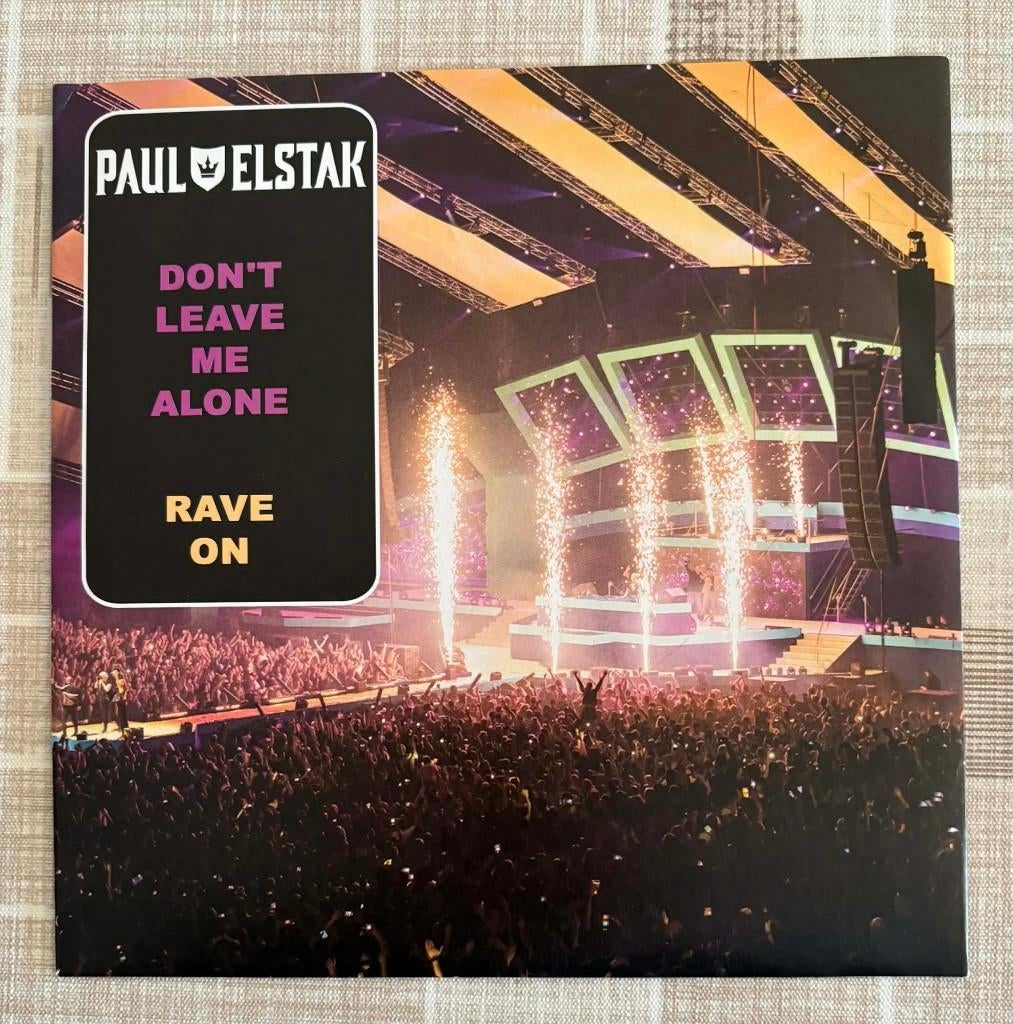 Paul Elstak - Don't Leave Me Alone / Rave On  (SV), CD & DVD, Vinyles | Dance & House, Enlèvement ou Envoi, 7 inch, Vinyle coloré