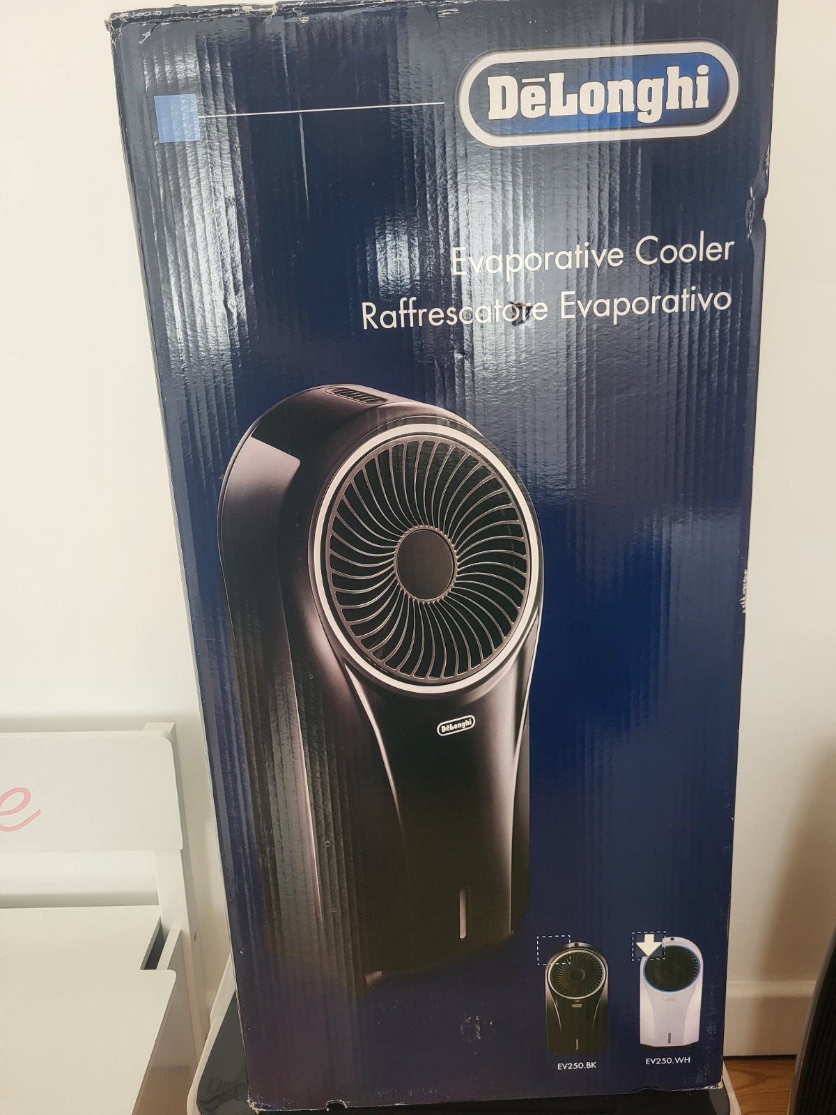 Aircooler delonghi zo goed als nieuw, Elektronische apparatuur, Airco's, Ophalen
