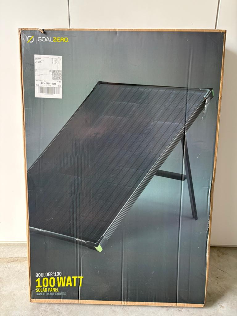 GoalZero 100 solar panel, Ophalen of Verzenden, Nieuw, Paneel, 100 tot 200 wattpiek