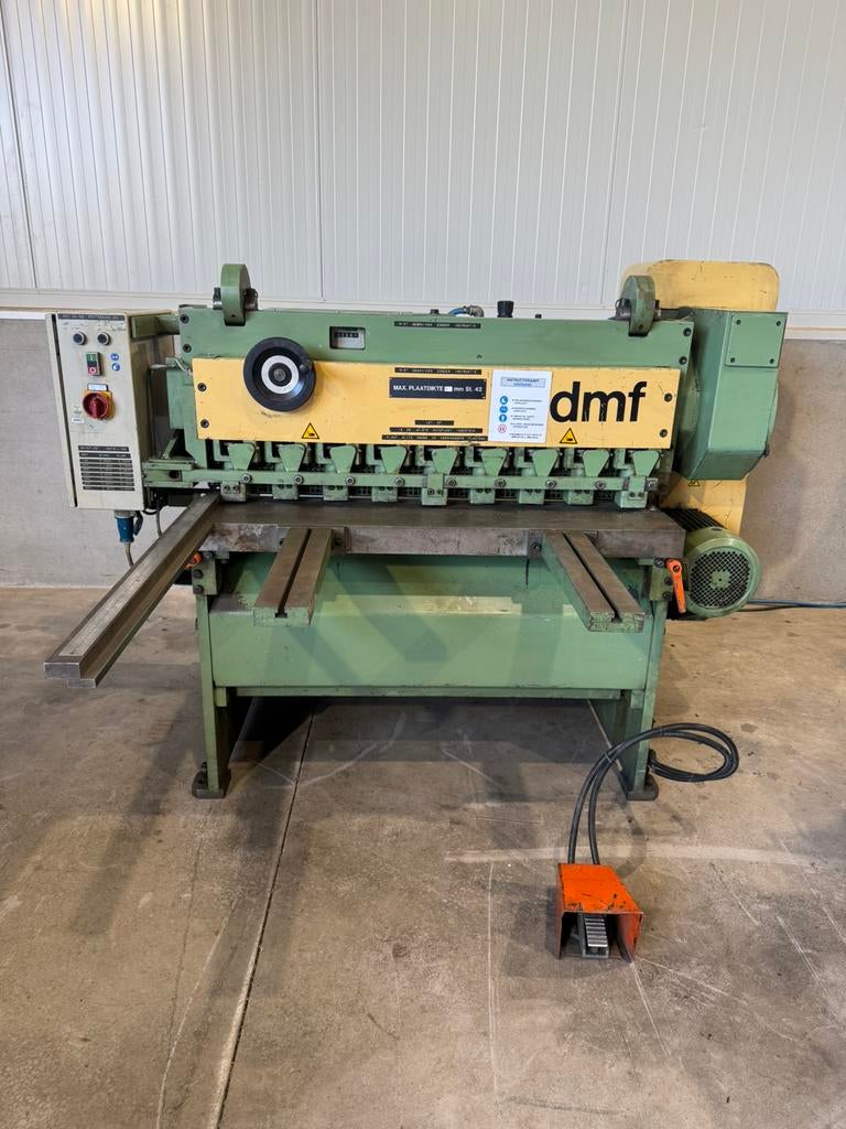 Guillotineschaar DMF 1100mm x 8mm, Doe-het-zelf en Bouw, Ophalen, Gebruikt
