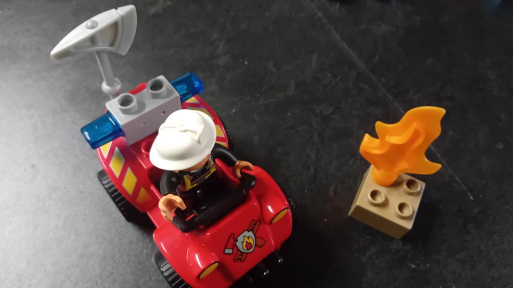 Kit de camion de pompiers Duplo, Enfants & Bébés, Overige thema's, Ensemble complet, Comme neuf, Enlèvement