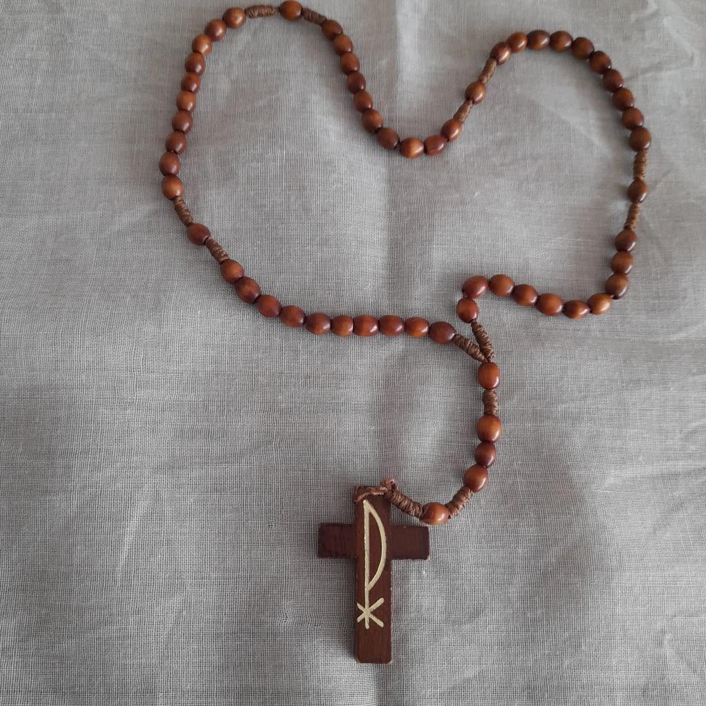 Houten paternoster  Fatima., Enlèvement ou Envoi