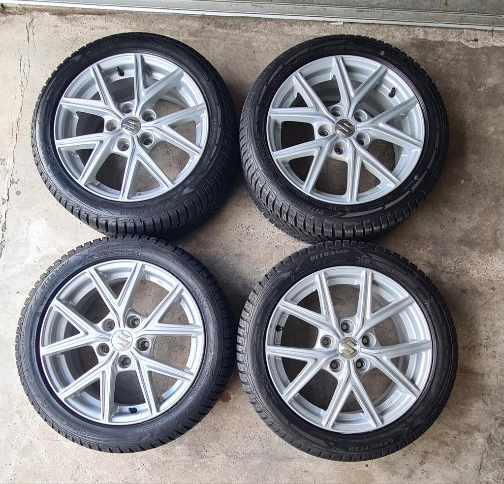 Swift Sport zc32s echte Enkei velgen met winterbanden, Auto-onderdelen, Banden en Velgen, Ophalen, Winterbanden, Velg(en)