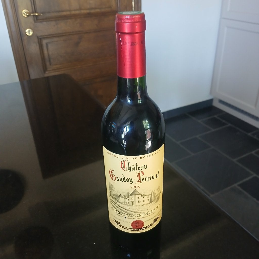 Oude fles Bordeaux wijn, Verzamelen, Frankrijk, Nieuw, Ophalen of Verzenden, Rode wijn