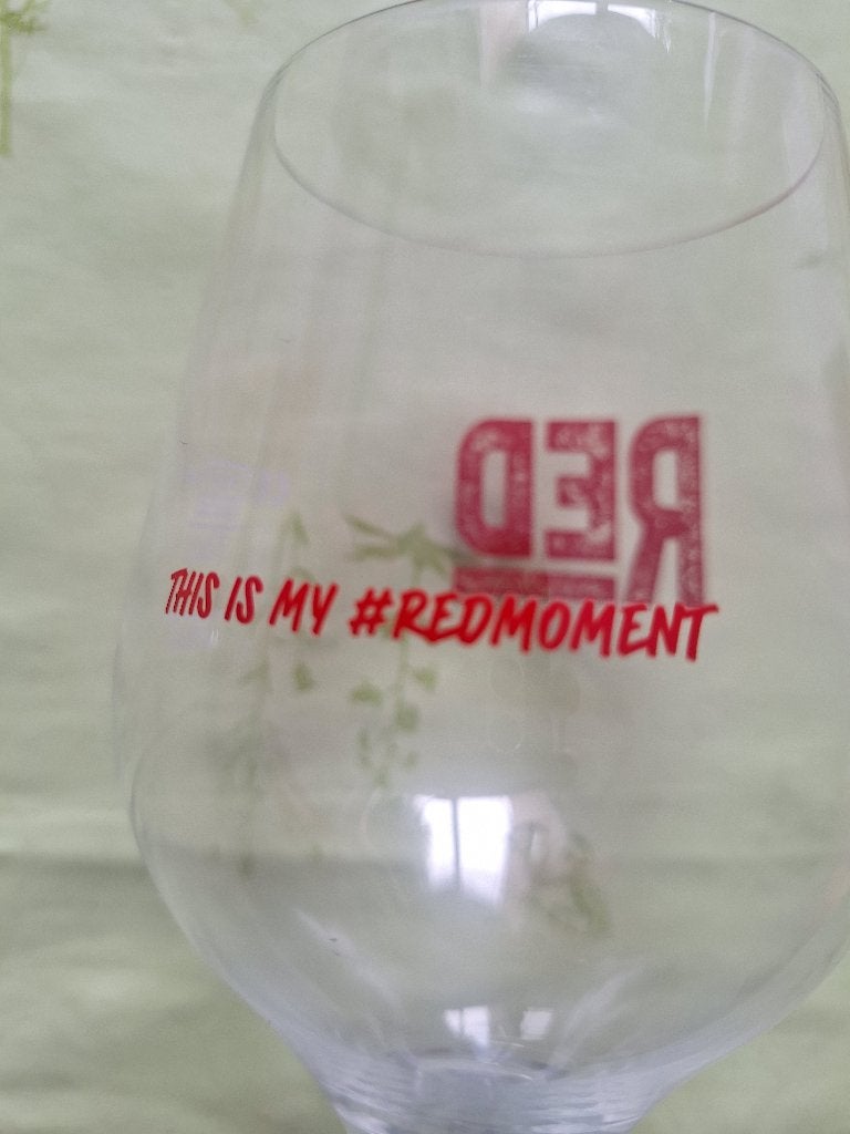 Petrus Red bierglas, Verzamelen, Glas en Drinkglazen, Ophalen of Verzenden, Zo goed als nieuw, Bierglas