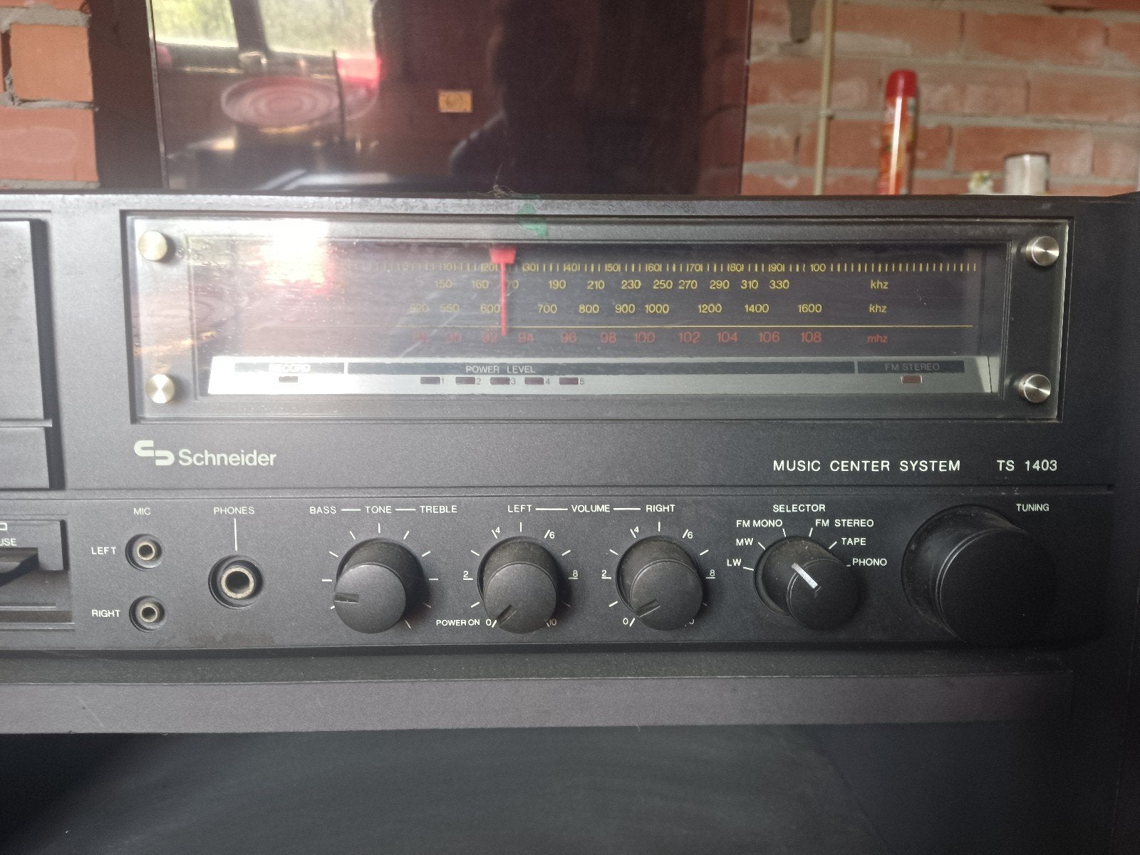 Muziekcenter, radio-casette-LP, Ophalen, Gebruikt, Overige merken