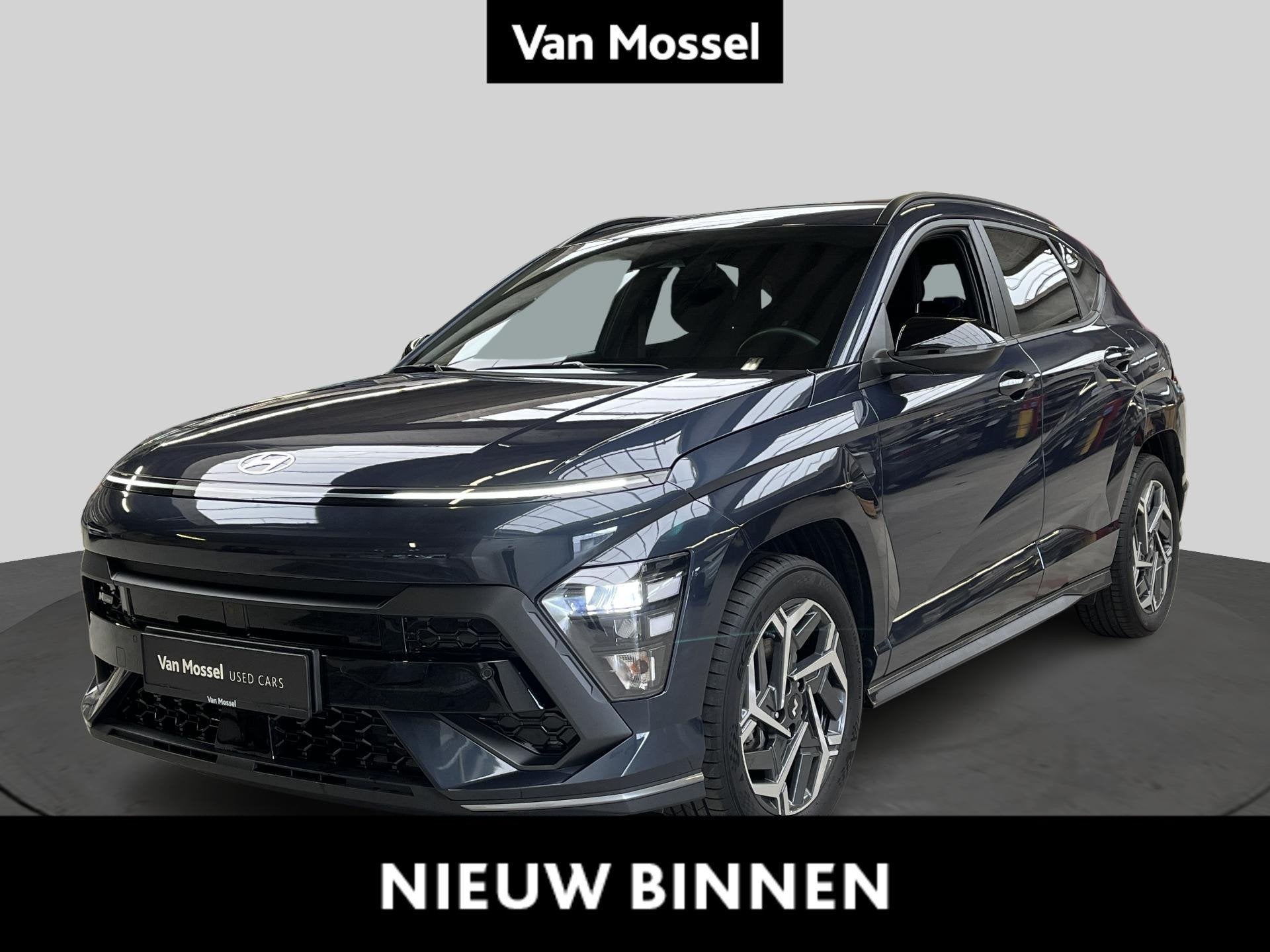 Hyundai Kona 1.6 GDi Hybrid Feel N-Line 6-DCT, Auto's, Stof, Gebruikt, 4 cilinders, 102 kW