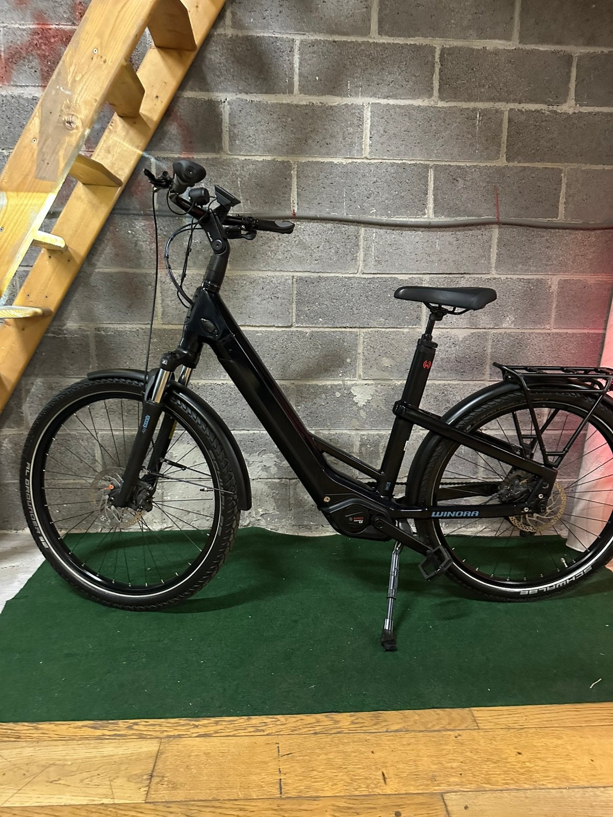 Winora Yakun 10 bosch CX fiets, Zo goed als nieuw, 50 km per accu of meer, 55 tot 59 cm, Ophalen