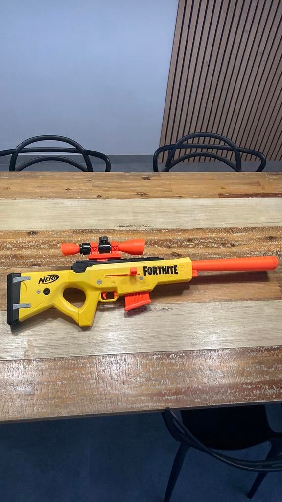 Nerf  Sniper Fortnite., Enlèvement, Utilisé