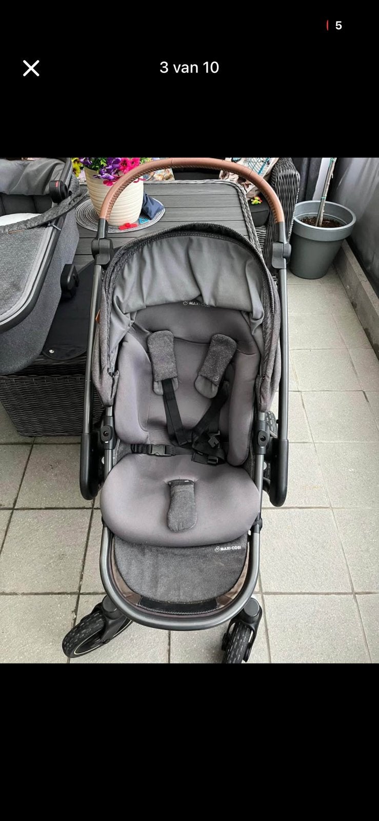 Maxi Cosi Buggy 2 in 1, koets en buggy, Kinderen en Baby's, Ophalen, Gebruikt, Voetenzak