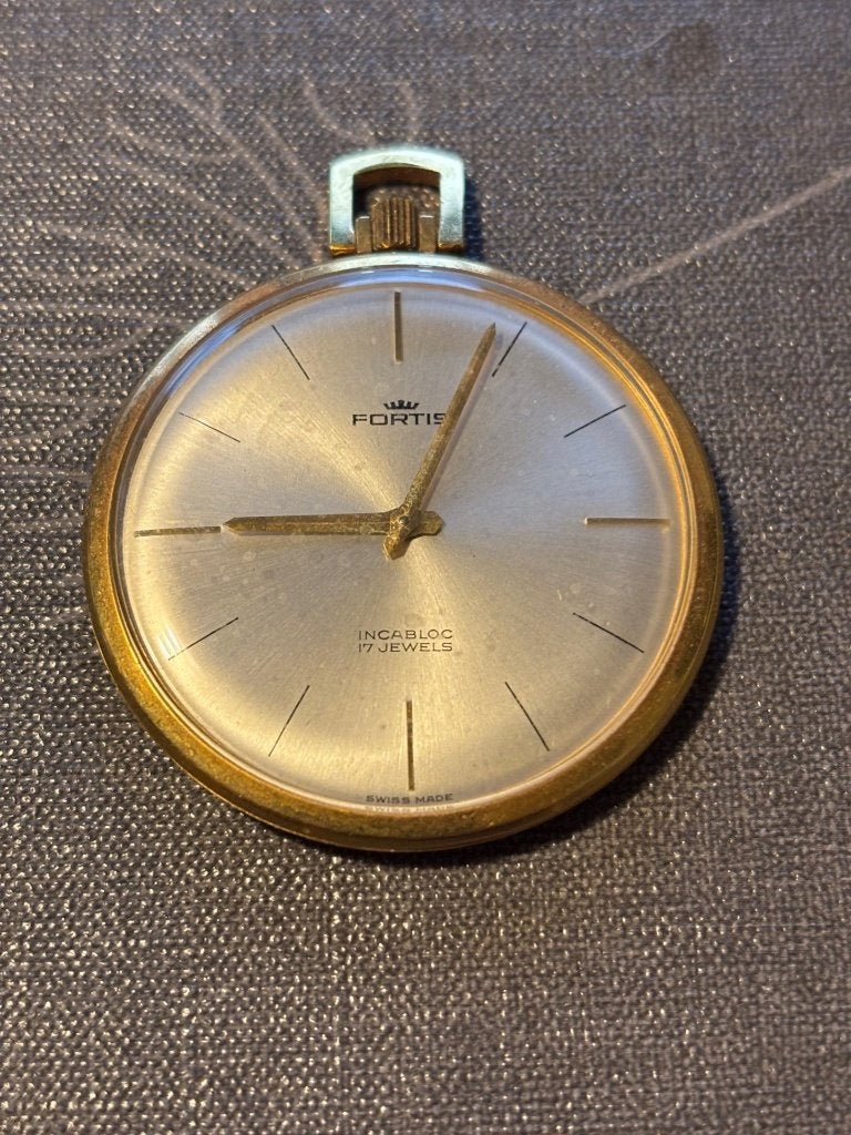 Superbe montre à gousset Fortis – Années 60 – Mécanique, Antiquités & Art, Enlèvement