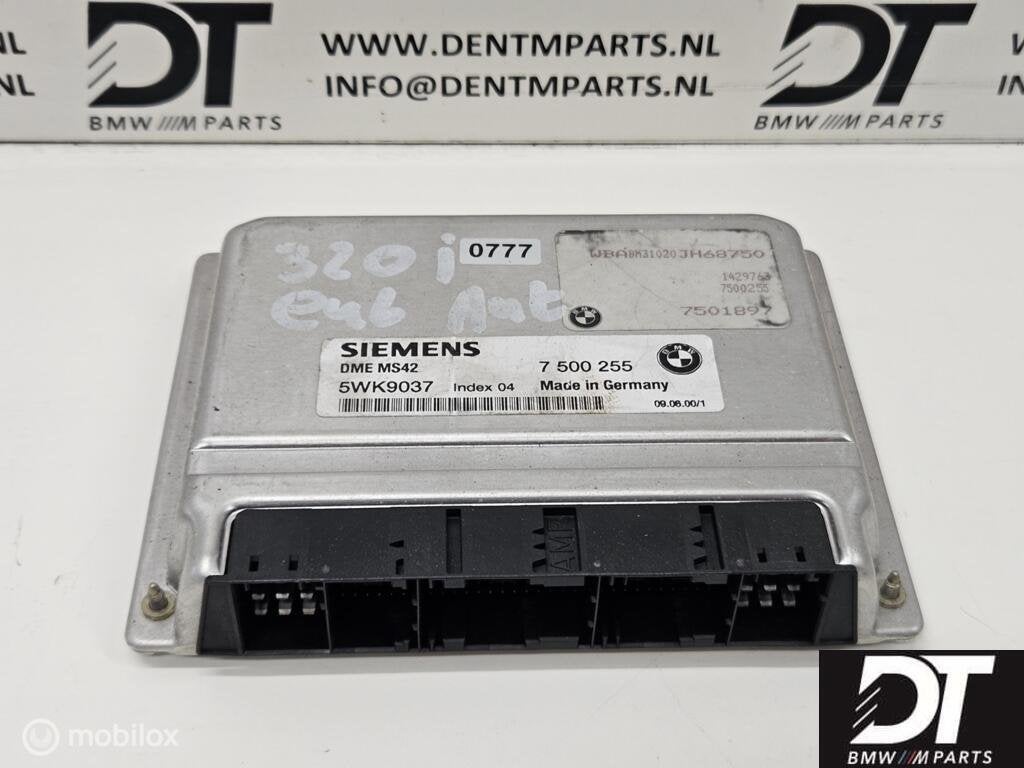 Ecu DME BMW E46 323i M52 MS42 12147500255, Enlèvement ou Envoi, Utilisé