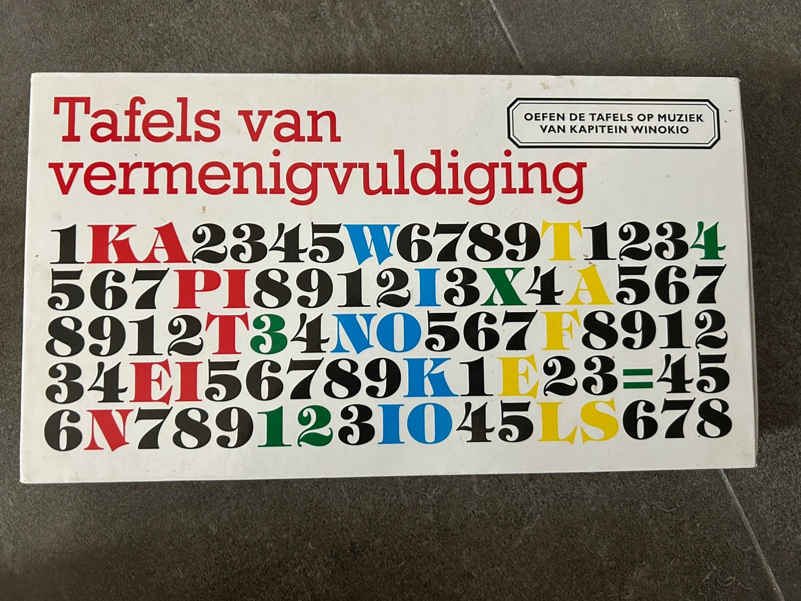 Kapitein Winokio Tafels van vermenigvuldiging, Cd's en Dvd's, Dvd's | Kinderen en Jeugd, Zo goed als nieuw, Ophalen of Verzenden