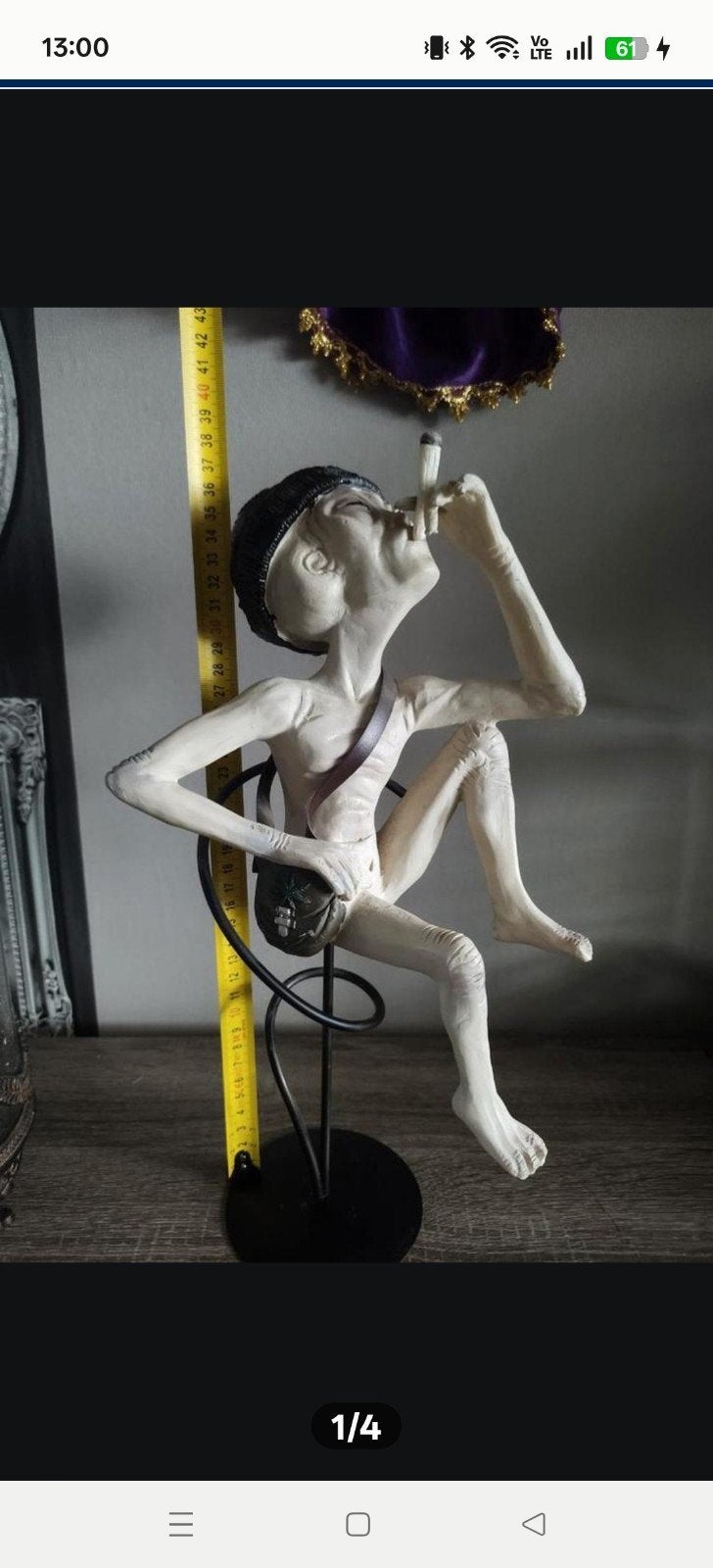 Decoratie Alien beeld, Ophalen