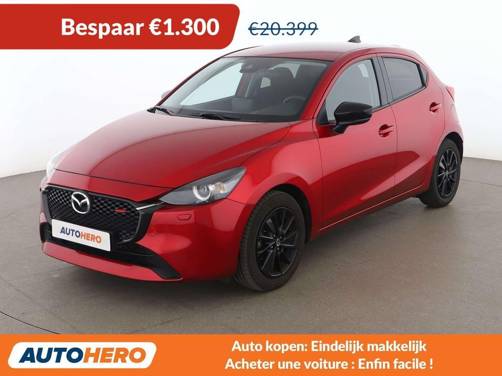 Mazda 2 1.5 Skyactiv-G Mild-Hybrid Homura (bj 2024), Auto's, Stof, Gebruikt, 5 zetels, 1157 kg