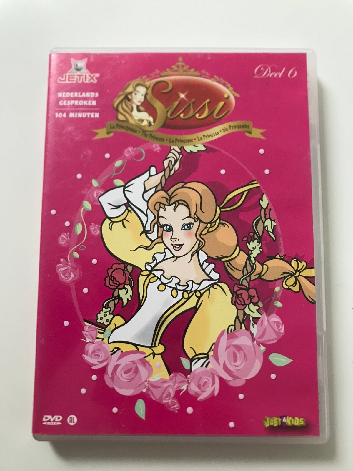 DVD Princess Sissi (deel6), Cd's en Dvd's, Alle leeftijden, Ophalen of Verzenden, Zo goed als nieuw, Tekenfilm
