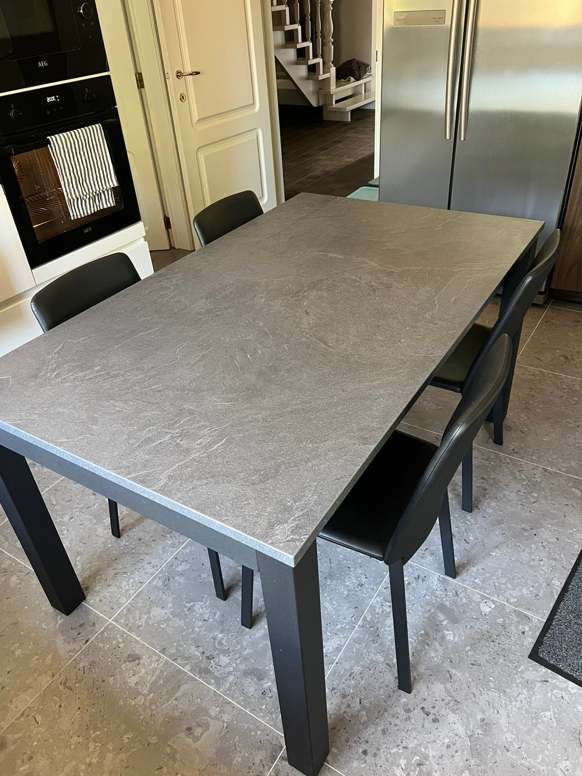 Verlengbare eettafel, Huis en Inrichting, Tafels | Eettafels, Ophalen, Zo goed als nieuw