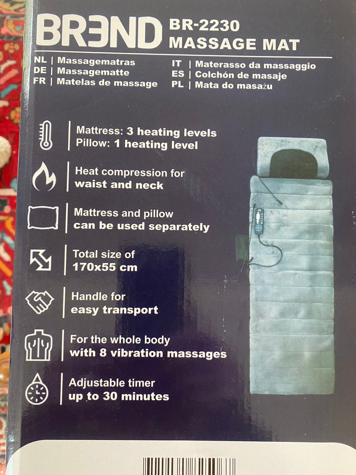 Massage matras, Enlèvement, Comme neuf