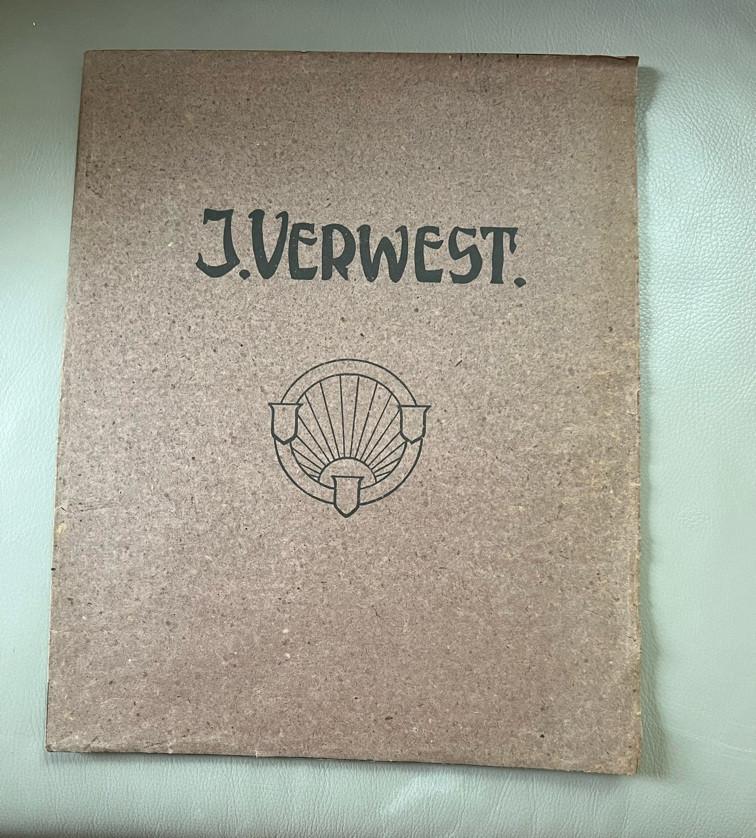 Set pentekeningen Jules Verwest, Antiek en Kunst, Ophalen