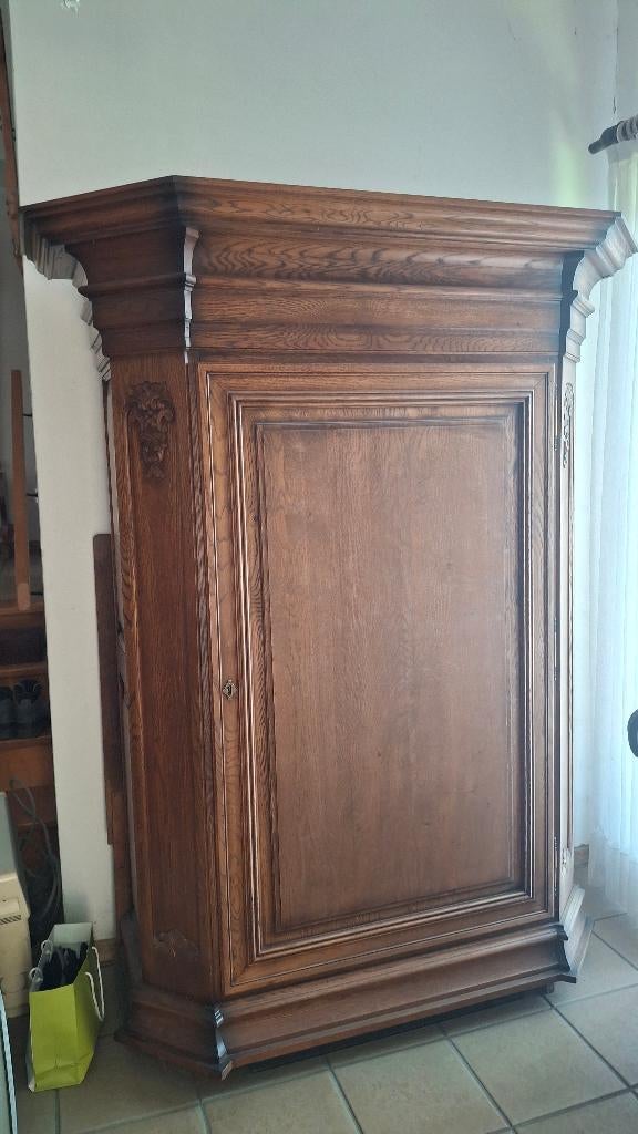Vlaamse renaissance-stijl kast – massief eiken – eyecatcher", Antiek en Kunst, Ophalen