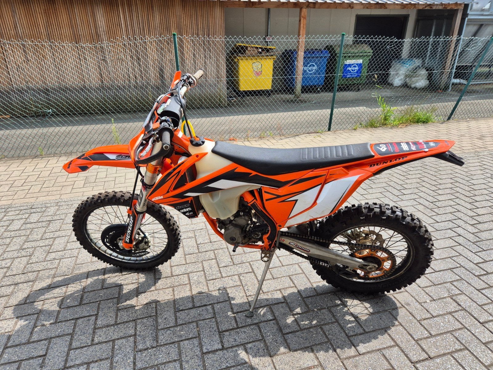 KTM 250 EXC-F 2019, Ophalen