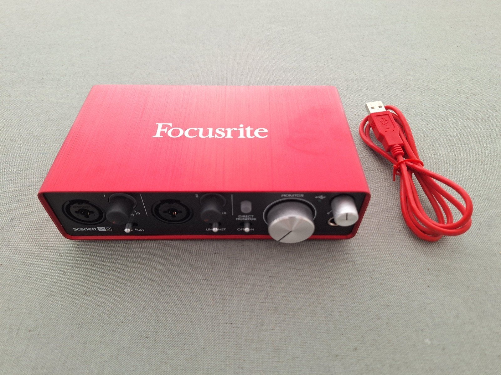 Focusrite Scarlet 2i2 2nd Gen, Computers en Software, Pc speakers, Ophalen, Focusrite