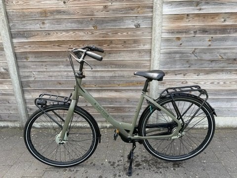 Cortina Common Stadsfiets – Saliegroen, Fietsen en Brommers, Ophalen, 47 tot 50 cm, Versnellingen, Zo goed als nieuw