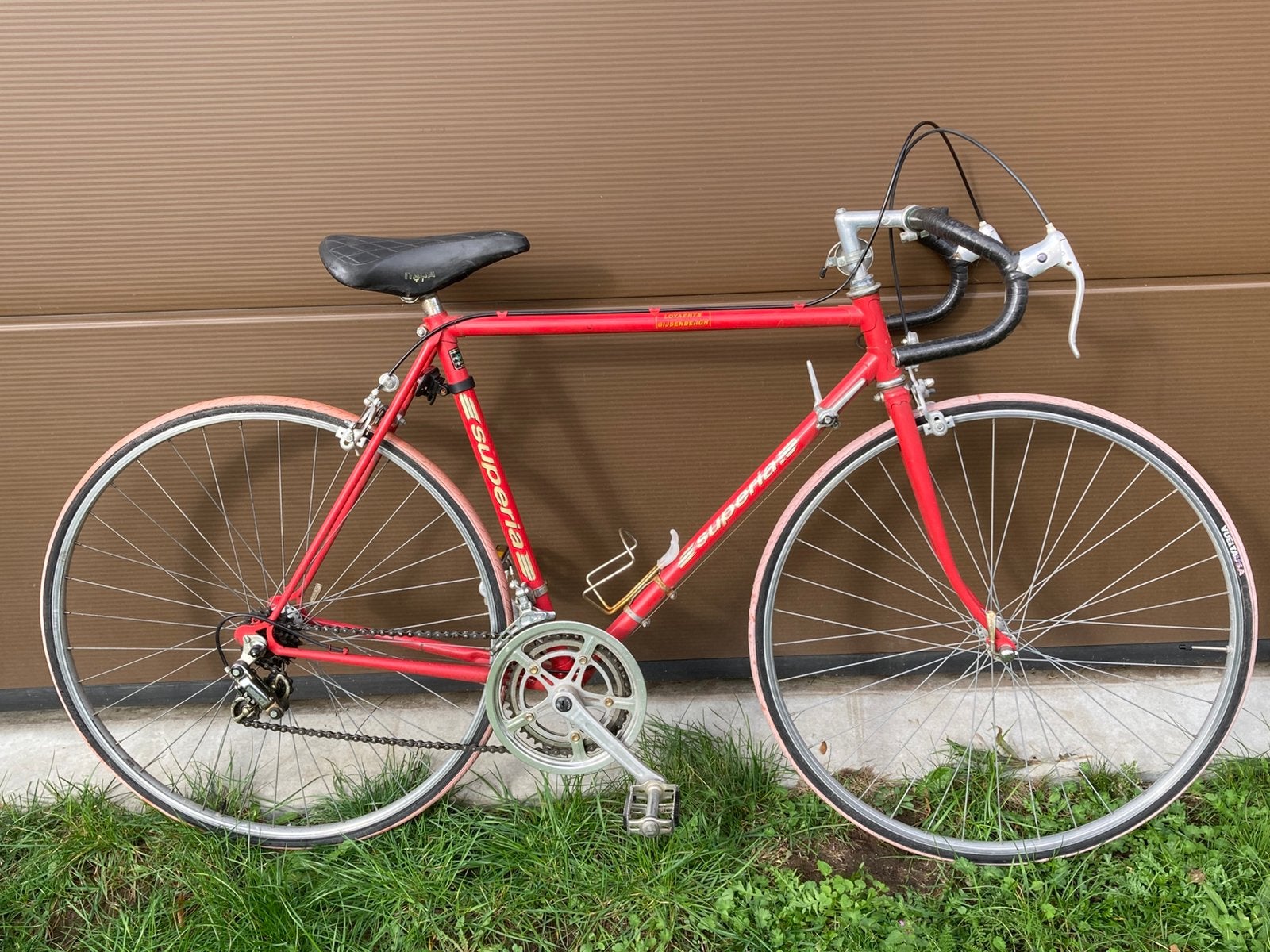 Vintage koersfiets Superia Retro, 28 inch, Gebruikt, 10 tot 15 versnellingen, Velgrem
