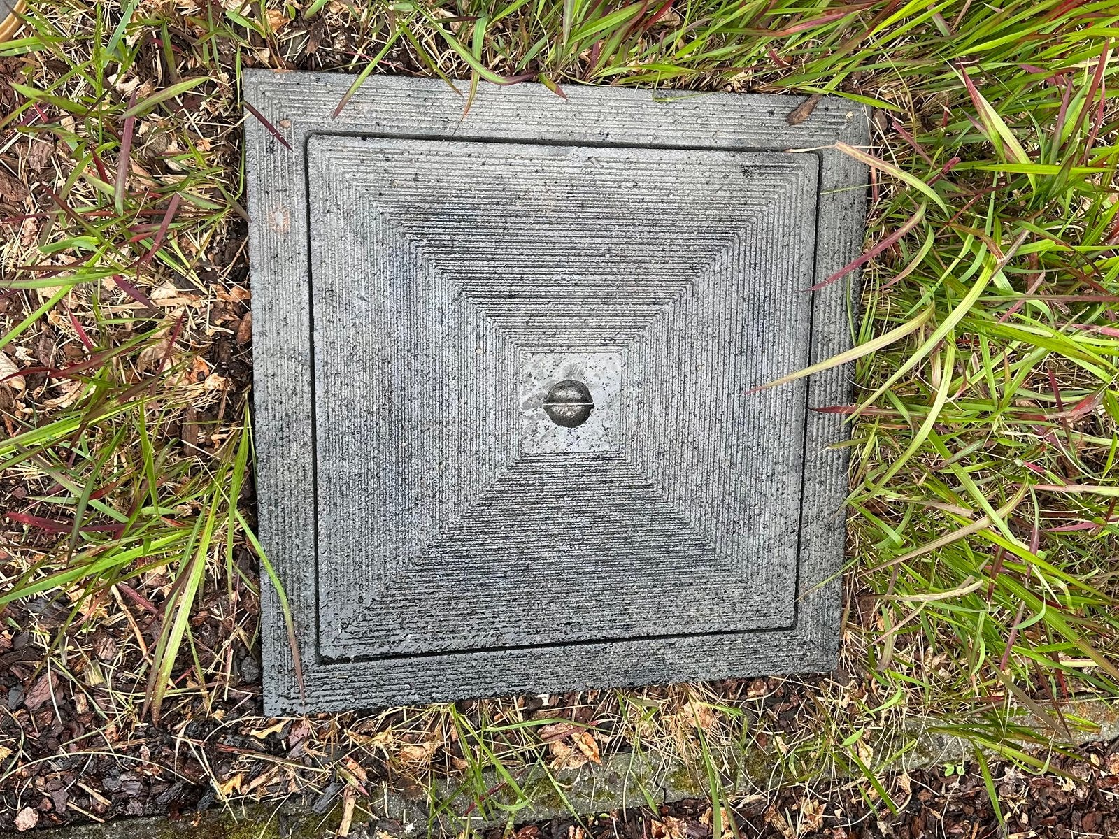 Dubbel putdeksel 50x50, Ophalen, Zo goed als nieuw