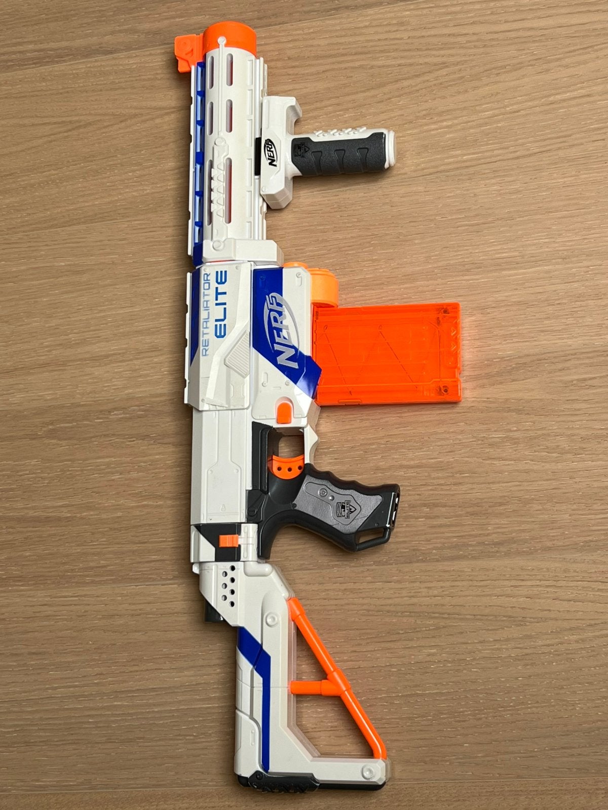 Nerf N-Strike Elite Retaliator met magazijn, Enlèvement ou Envoi, Comme neuf