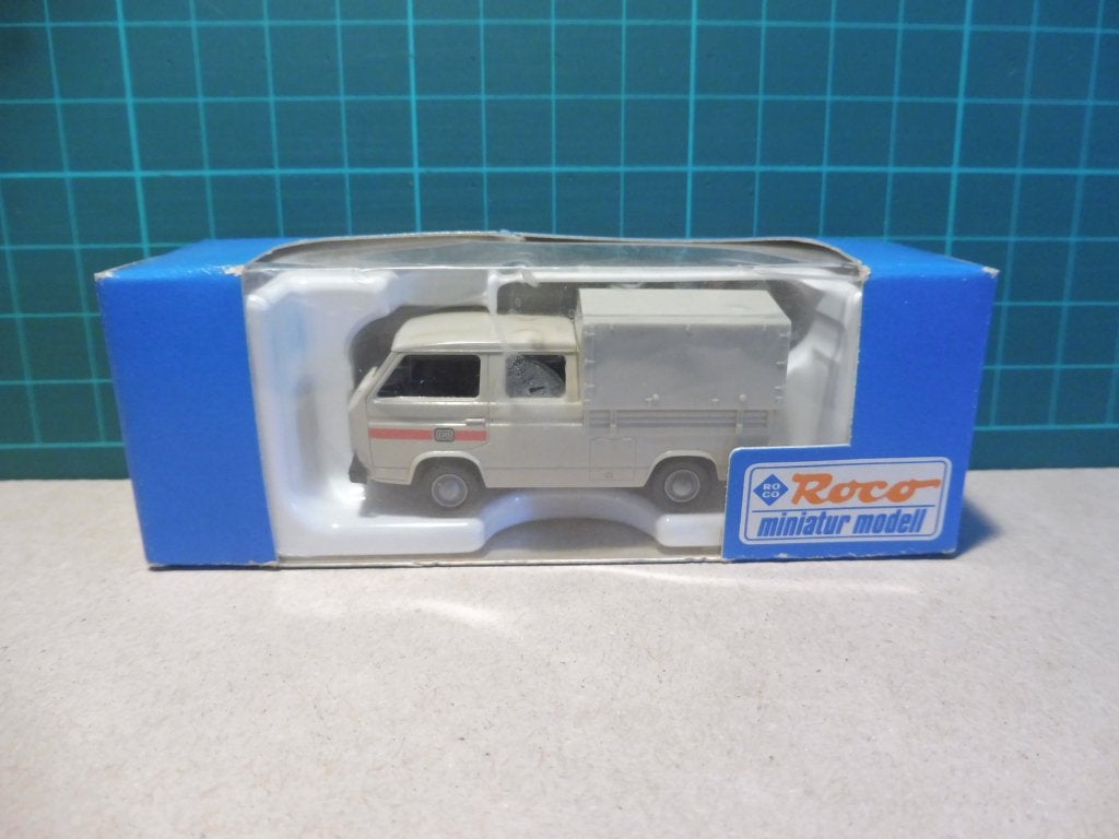 1:87 Roco 1555 Volkswagen VW T3 DoKa DB (Duitse spoorwegen), Ophalen of Verzenden, Zo goed als nieuw, Auto, Roco