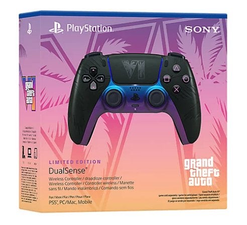 PS5 Controller - Grand Theft Auto VI Black Limited Edition, Games en Spelcomputers, PlayStation 5, Nieuw, Ophalen of Verzenden